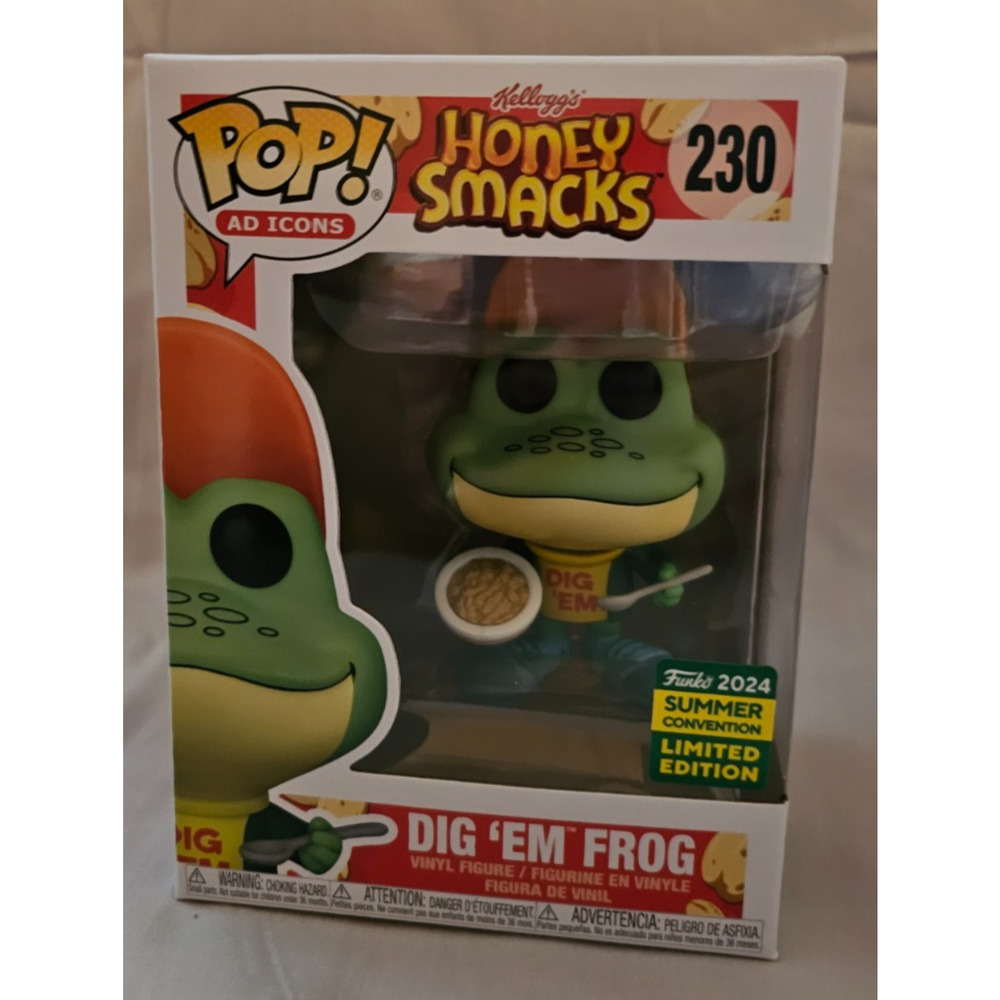 Funko Pop! Vinyl: Kellogg's - Dig 'Em Frog (SDCC) - Shared Exclusive #230 W/Prot